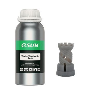 Фото фотополимера eSUN Water Washable (водовымываемый)