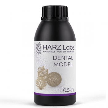 Фотополимер HARZ Labs Dental Model Beige 0.5 кг Фотополимер HARZ Labs Dental Model Beige 0.5 кг
