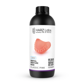 Фотополимер HARZ Labs Dental Denture Base 1 кг Фотополимер HARZ Labs Dental Denture Base 1 кг