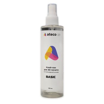 Клей-лак для 3D печати Ateco BASIC 250 мл Клей-лак для 3D печати Ateco BASIC 250 мл