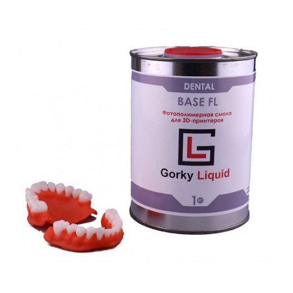 Фото фотополимерной смолы Gorky Liquid Dental Base FL 1 кг