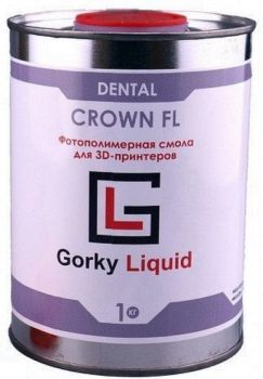 Фото фотополимерной смолы Gorky Liquid Dental Crown A1-A2 FL 1 кг