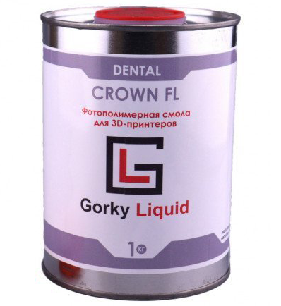 Фото фотополимерной смолы Gorky Liquid Dental Crown A2 FL 1 кг