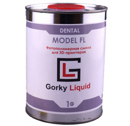 Фото фотополимерной смолы Gorky Liquid Dental Model FL 1 кг