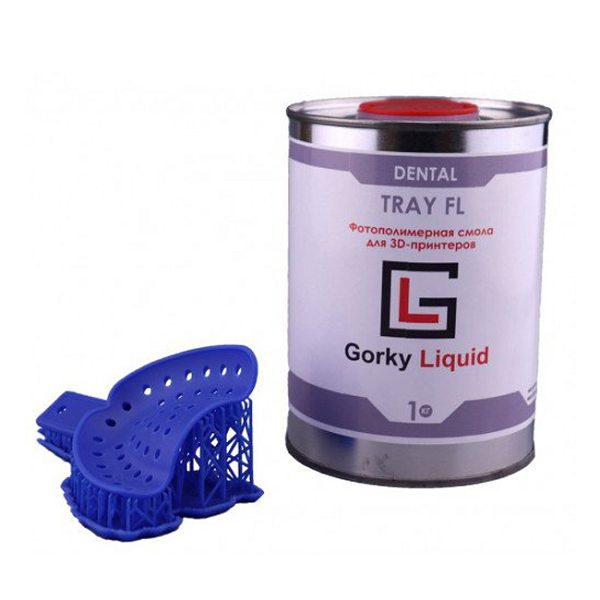 Фото фотополимерной смолы Gorky Liquid Dental Tray FL 1 кг