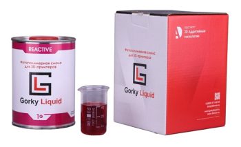 Фотополимерная смола Gorky Liquid Reactive красная 1 кг