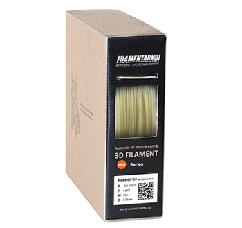 PA66 GF-30 пластик Filamentarno 1,75 мм натуральный PA66 GF-30 пластик Filamentarno 1,75 мм натуральный