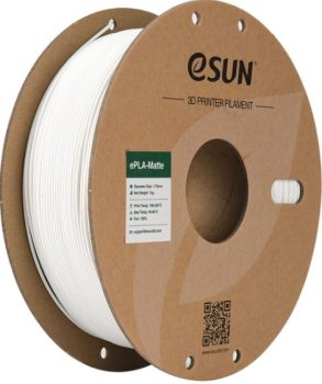 Нить для 3D печати eSUN ePLA-Matte, (матовый PLA) Молочно-белый