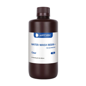 Фотополимерная смола Anycubic Water-Wash Resin+ прозрачная (1 кг) Фотополимерная смола Anycubic Water-Wash Resin+ прозрачная (1 кг)