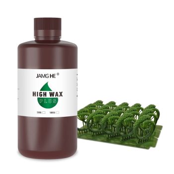 Фотополимерная смола Jamghe High Wax Plus 60% Зеленая 0.5л Фотополимерная смола Jamghe High Wax Plus 60% Зеленая 0.5л
