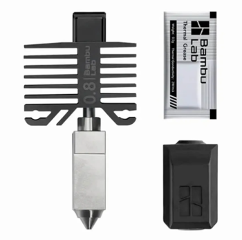 Хотэнд с соплом 0,8 мм из закаленной стали для 3D-принтера Bambu Lab X1 Series & P1 Series