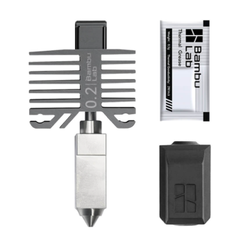 Хотэнд с соплом 0,2 мм из нержавеющей стали для 3D принтера Bambu Lab X1 Series & P1 Series