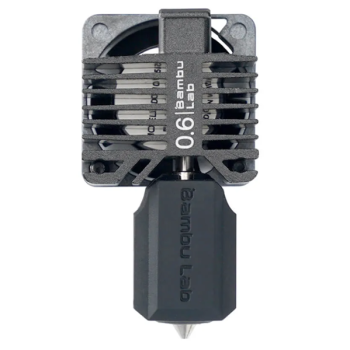 Хотэнд в сборе с соплом 0.6 мм из закаленной стали для 3Д принтера Bambu Lab P1