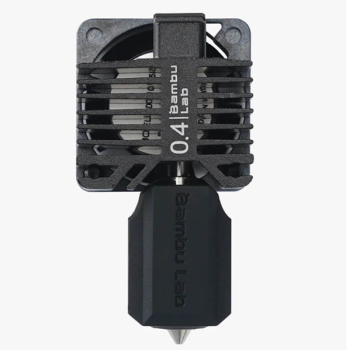 Хотэнд в сборе с соплом 0,4 мм из закаленной стали для 3Д принтера Bambu Lab X1 Series