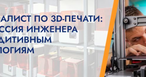 Баннер Специалист по 3D печати