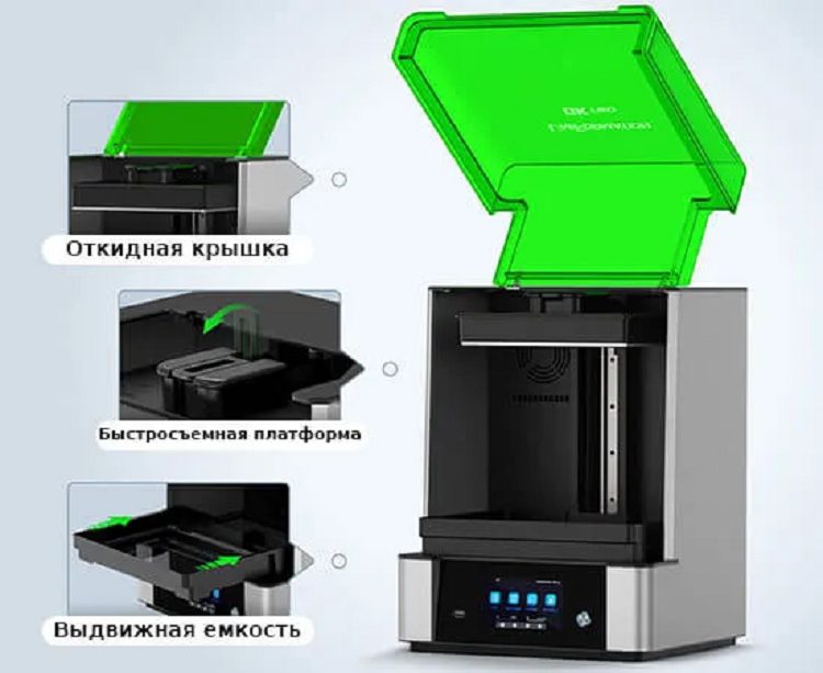 Фото 3D принтер UniFormation GKtwo 10.3'' 8K 8
