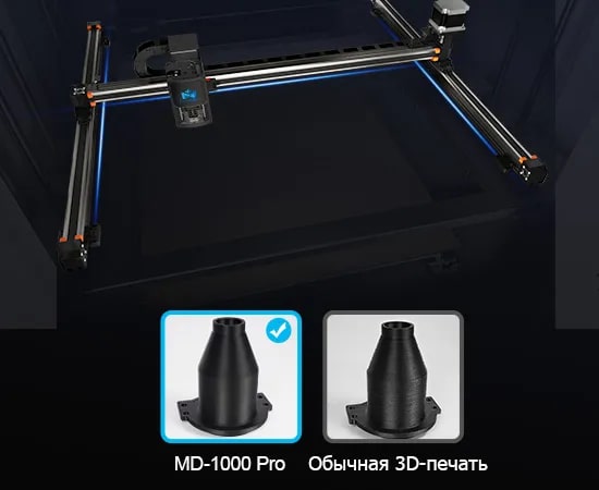 Фото 3D-принтер Mingda MD-1000 Pro 3