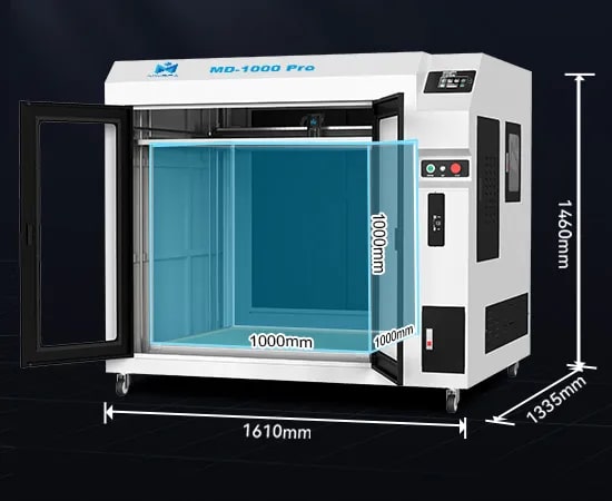 Фото 3D-принтер Mingda MD-1000 Pro 5