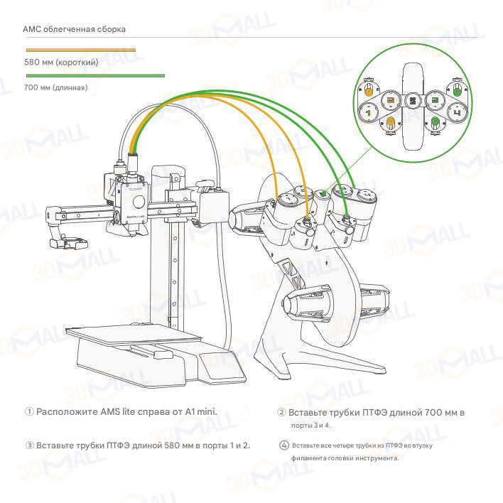 Фото Руководство пользователя на русском на 3D принтер Bambu Lab A1 mini Combo 10