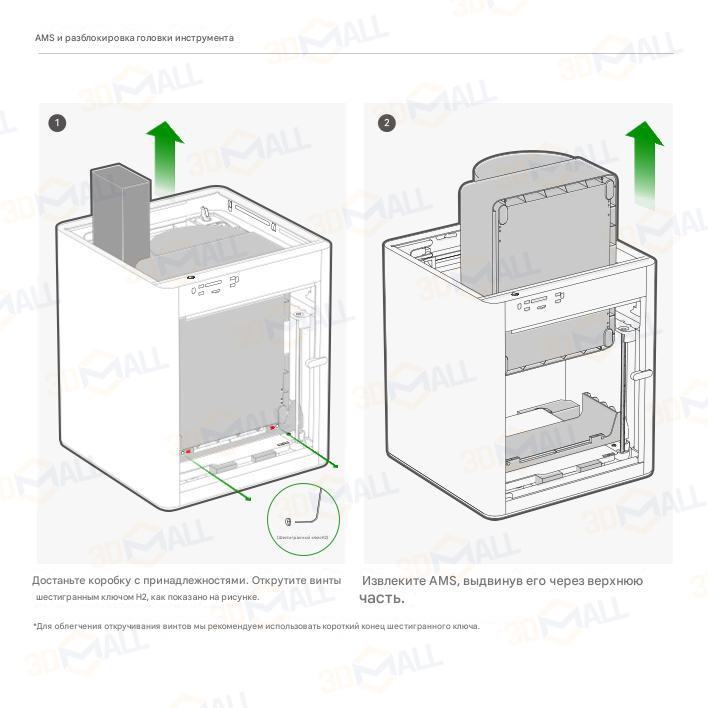 Фото Руководство пользователя на русском на 3D принтер Bambu Lab P1S Combo с AMS 6