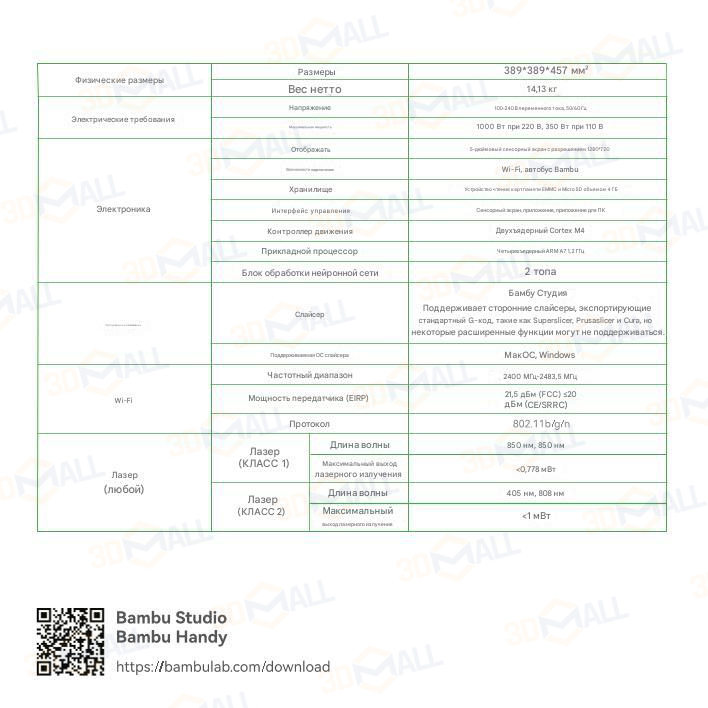 Фото Руководство пользователя на русском на 3D принтер Bambu Lab X1 Carbon 13