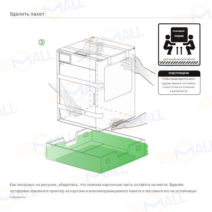 Фото Руководство на русском на 3D принтер Bambu Lab H2D Pro 15