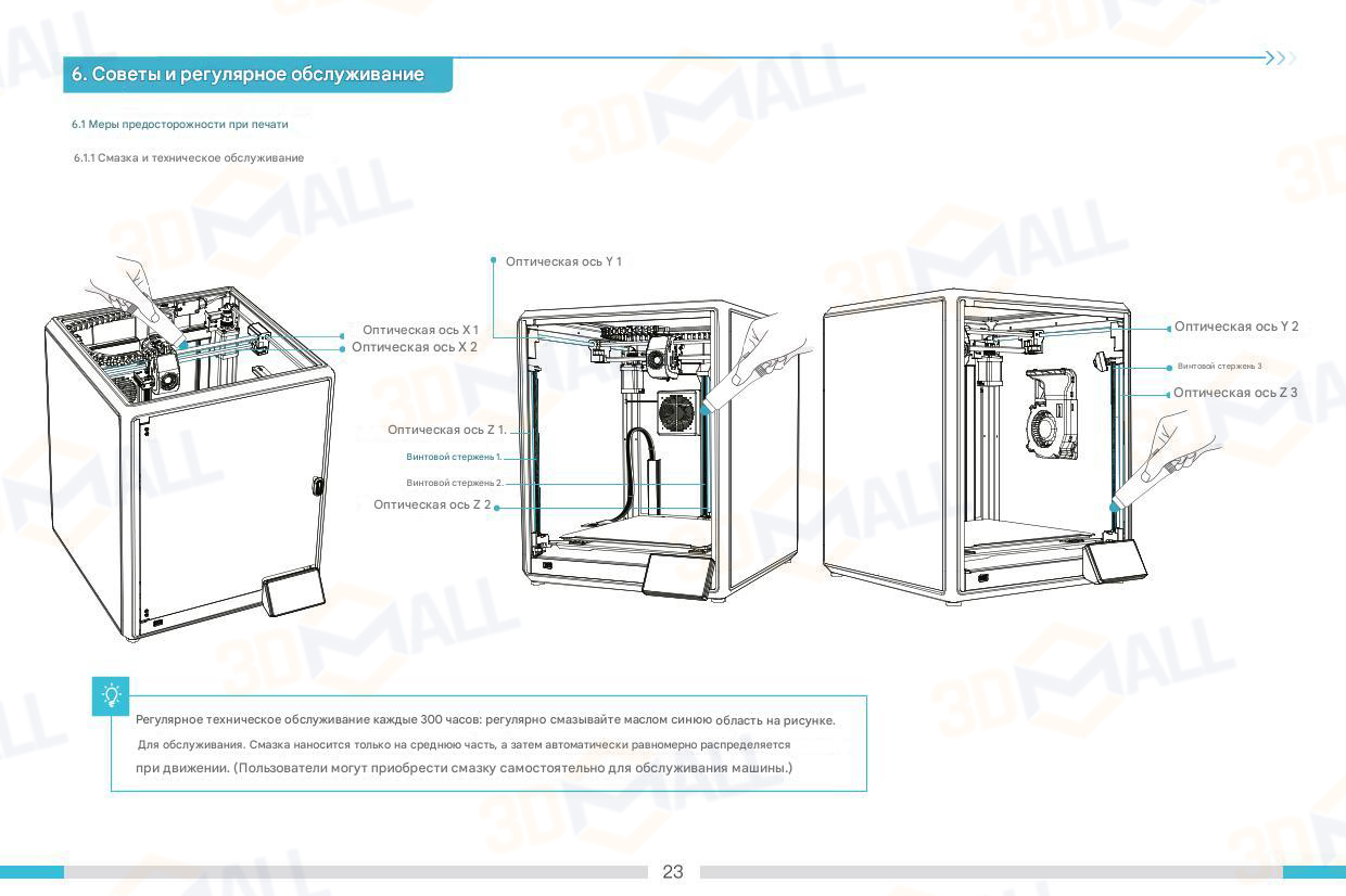 Фото Руководство пользователя на русском 3D принтер Creality K1 Max 25