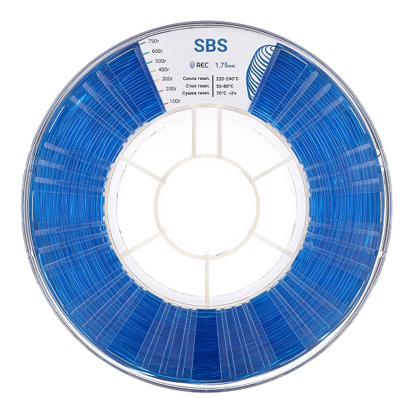 SBS пластик REC 1.75мм синий 1 Фото SBS пластик REC 1.75мм синий 1