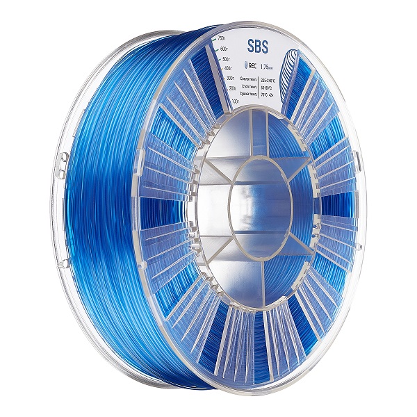 SBS пластик REC 1.75мм синий 2 Фото SBS пластик REC 1.75мм синий 2