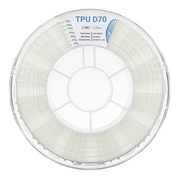 TPU D70 пластик REC 1.75мм белый