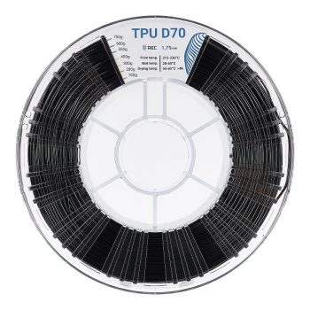 TPU D70 пластик REC 1.75мм черный