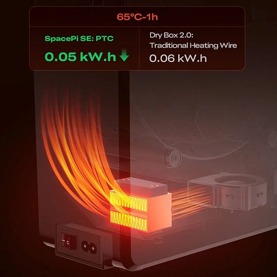 Фото Внешний держатель-сушка пластика Creality SpacePi SE 3