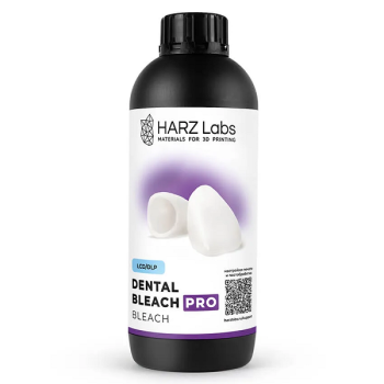 Фотополимерная смола HARZ Labs Dental Bleach PRO белая (1 кг)